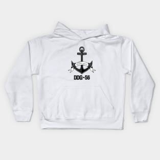 Uss John Mccain DDG 56 Gold Kids Hoodie